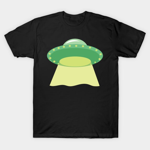 Green Spaceship T-Shirt by holidaystore